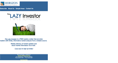 Desktop Screenshot of lazyinvestor.net