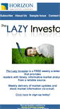 Mobile Screenshot of lazyinvestor.net